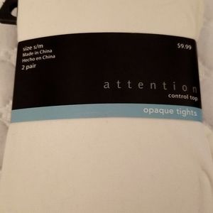 Opague control top tights